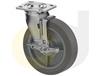 CASTERDEPOT TOP PLATE CASTERS - THERMO-RUBBER WHEEL - CAPACITIES UP TO 600 LBS.