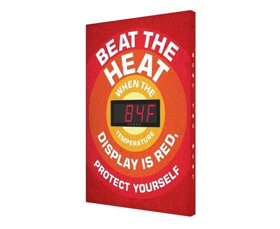 HEAT STRESS TEMPERATURE ELECTRONIC SIGNS