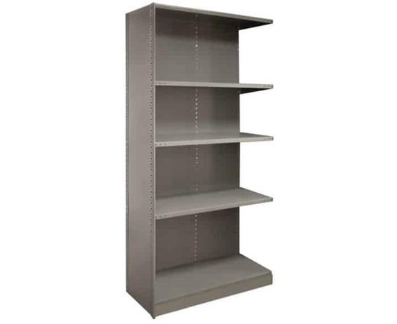 BEADED POST INDUSTRIAL CLIP SHELVING