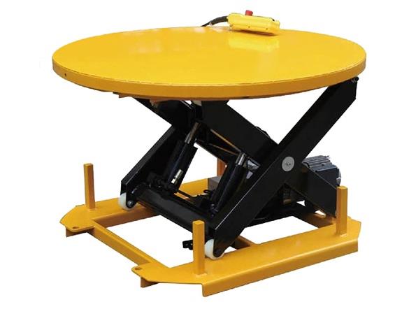 ELECTRIC LIFT TABLE WITH MANUAL ROTATOR