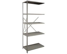 BEADED POST INDUSTRIAL CLIP SHELVING