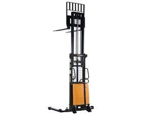 DOUBLE MAST STACKER WITH POWER LIFT